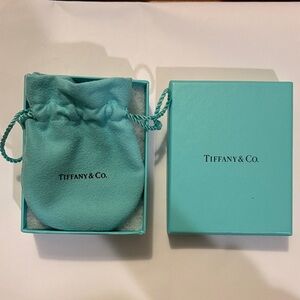 Tiffany & Co. Turquoise Box and Pouch Set